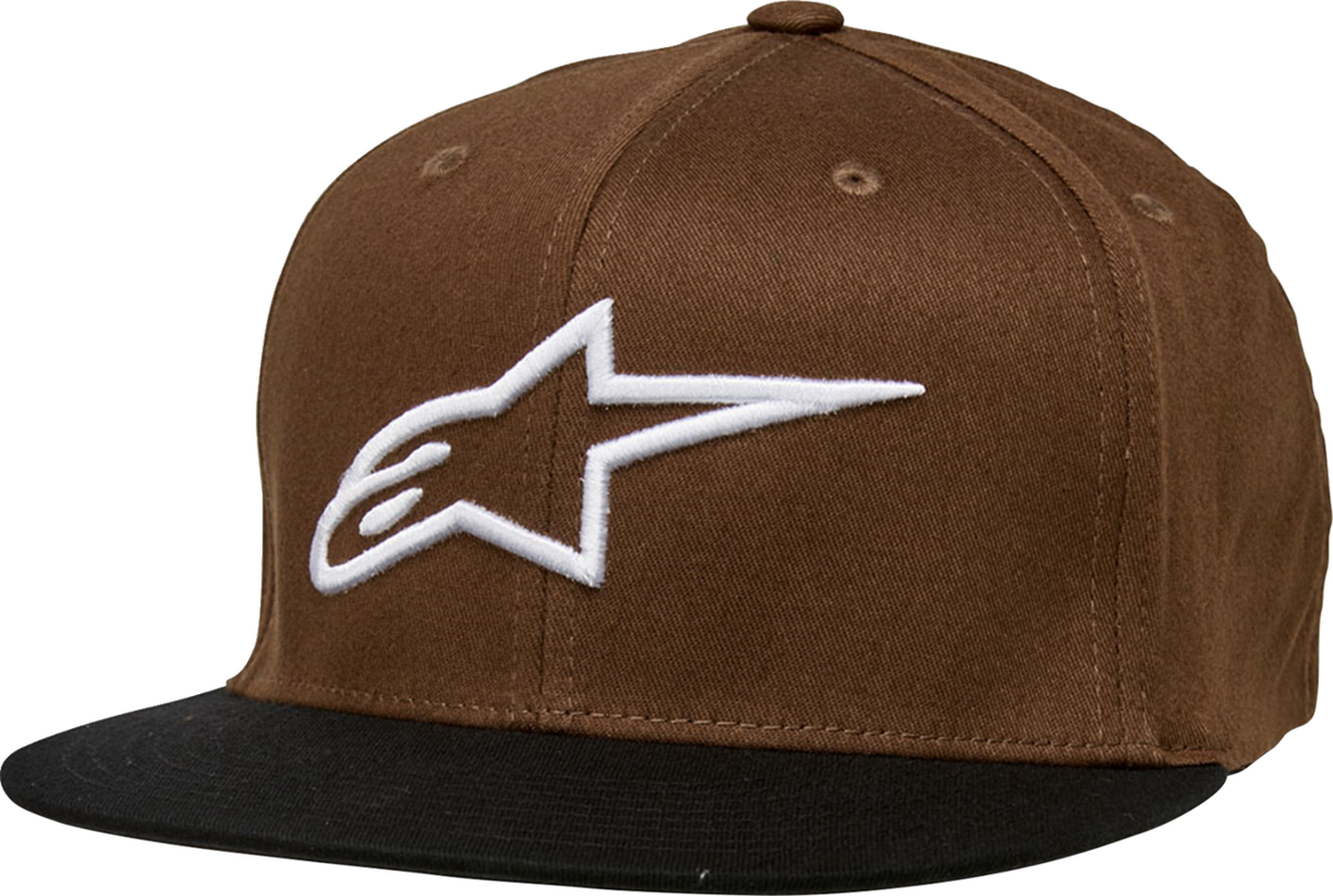 Gorra ALPINESTARS Ageless Flat Bill - Marrón/Negro - Grande/XL 1035810158010LX