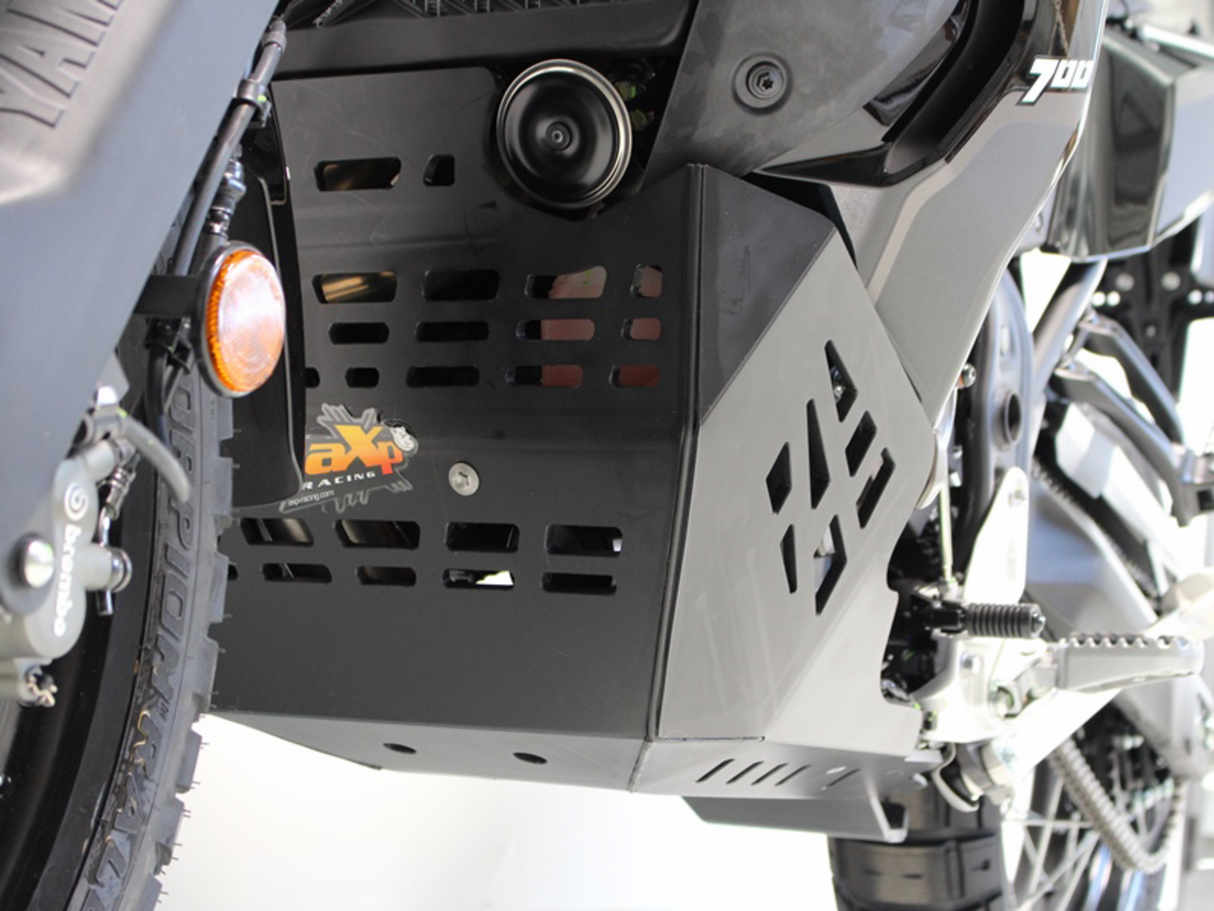 Placa protectora protectora AXP RACING Adventure - Negra - Tenere - 700 World Raid AX1634