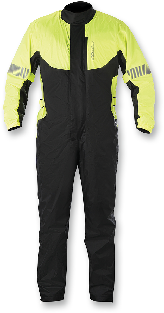 Traje de lluvia ALPINESTARS Hurricane - Amarillo fluorescente/Negro - XL 3264617-551-XL