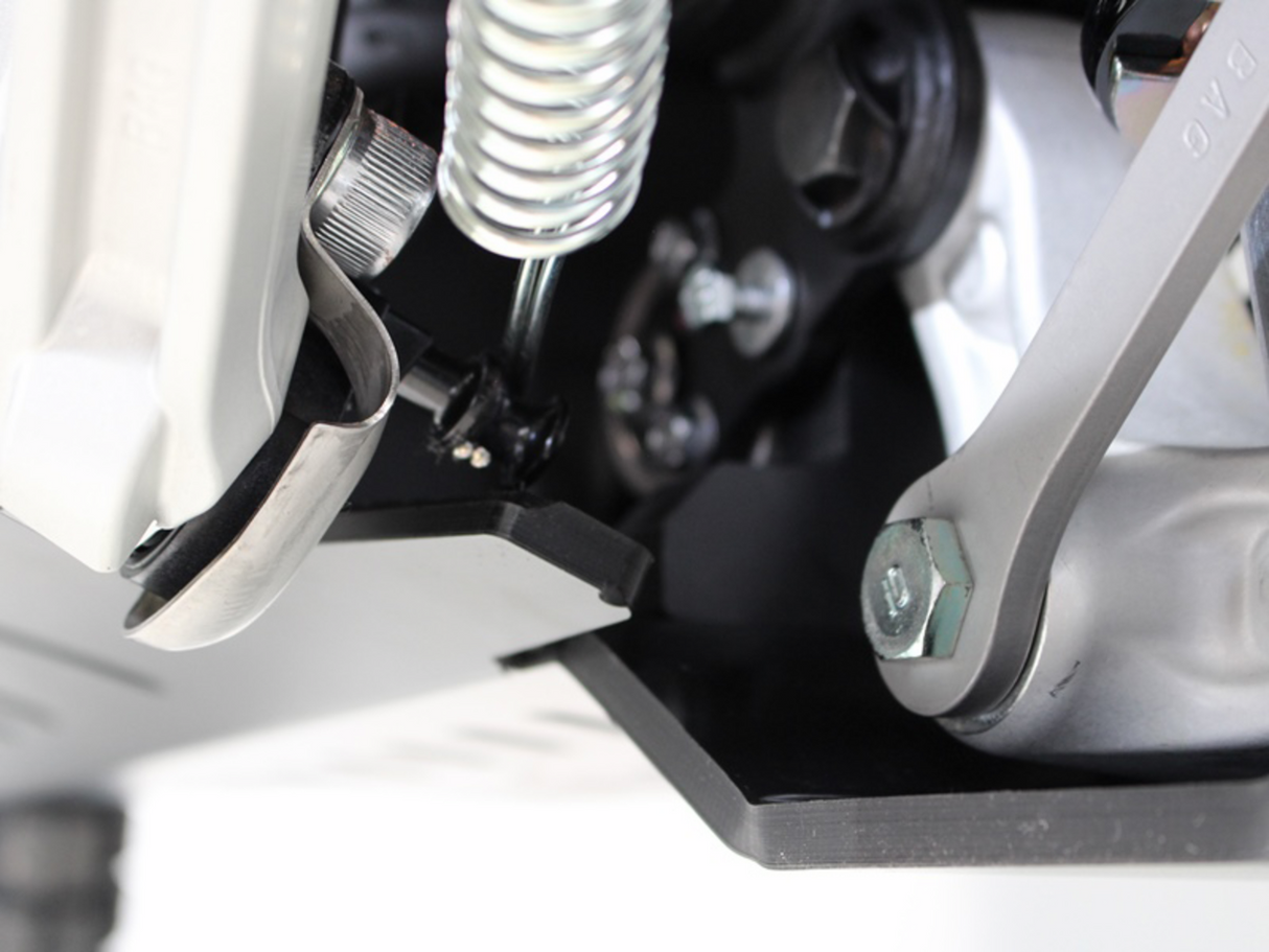 Placa protectora protectora AXP RACING Adventure - Negra - Tenere - 700 World Raid AX1634