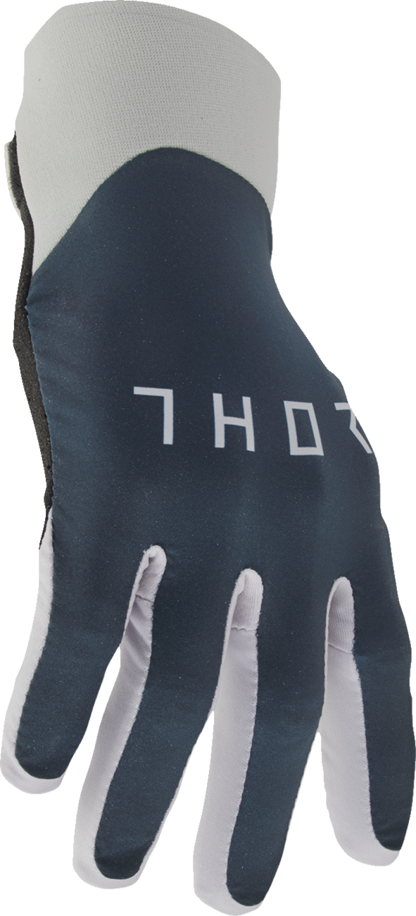 Guantes THOR Agile - Sólidos - Medianoche/Gris - Grandes 3330-7678