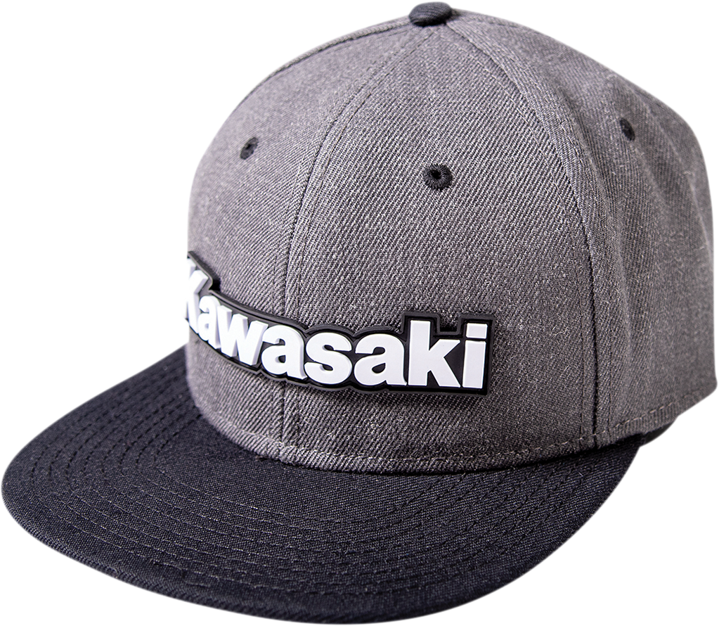FACTORY EFFEX Gorra snapback Kawasaki Bold - Carbón/Negro 24-86100