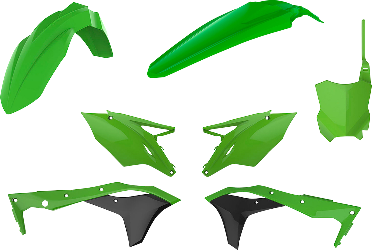 Kit de carrocería POLISPORT - Completo - '20 OEM Verde - KX 250F 90921