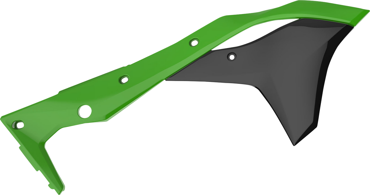 Cubierta de radiador POLISPORT - Verde/Negro - KX 250F 8412300001