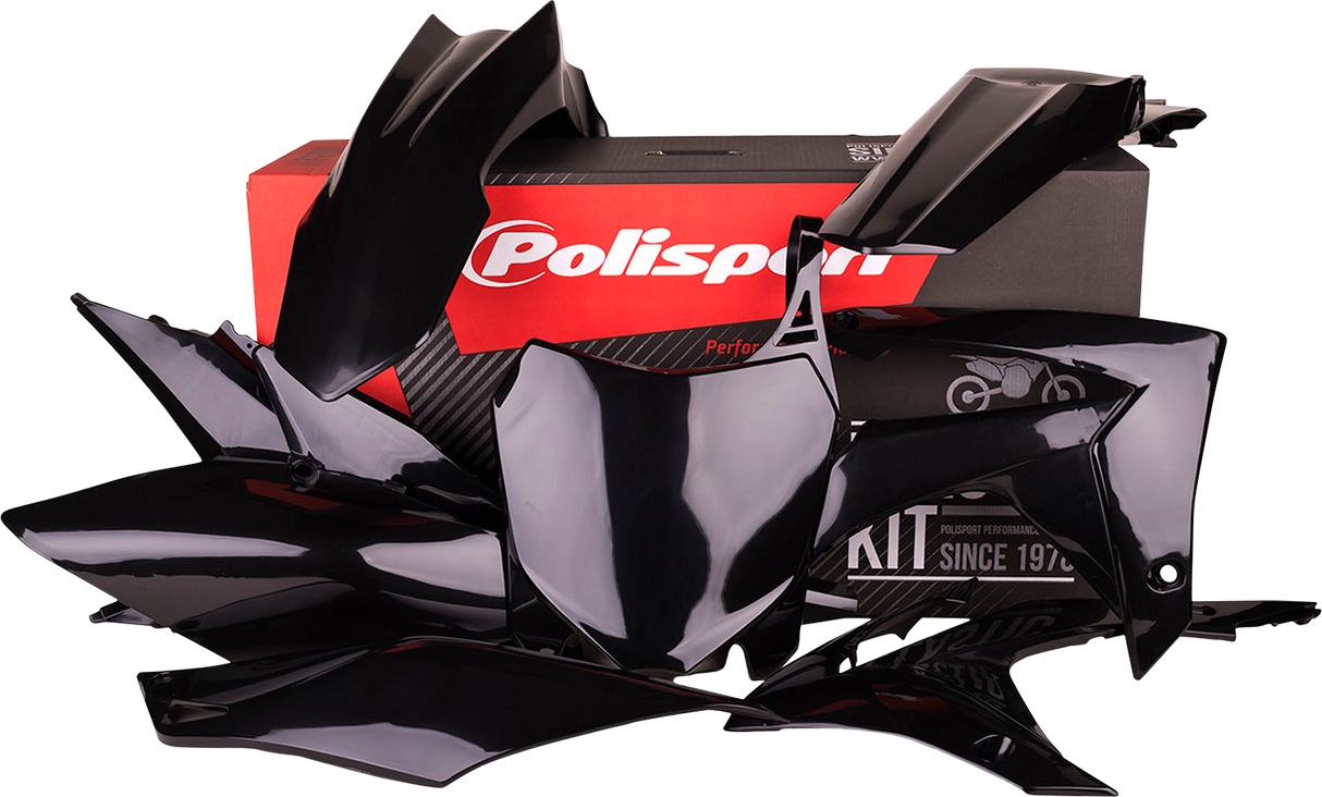 Kit de carrocería POLISPORT - Completo - '14 -'17 Negro - CRF 250R/450R 90562