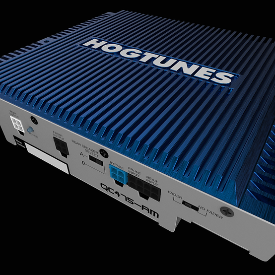 HOGTUNES Speaker/Dual Amp Kit for Ultra Harley-Davidson QC ULTRA 6-RM