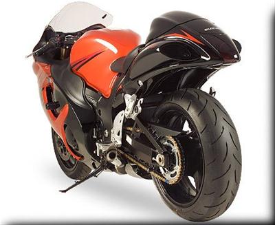 Hotbodies Racing SS Undertail Negro GSX1300R Hayabusa 08-20