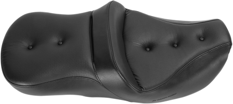 SADDLEMEN Pillow Top Roadsofa Seat - Heated - Black 897-06-181HCT