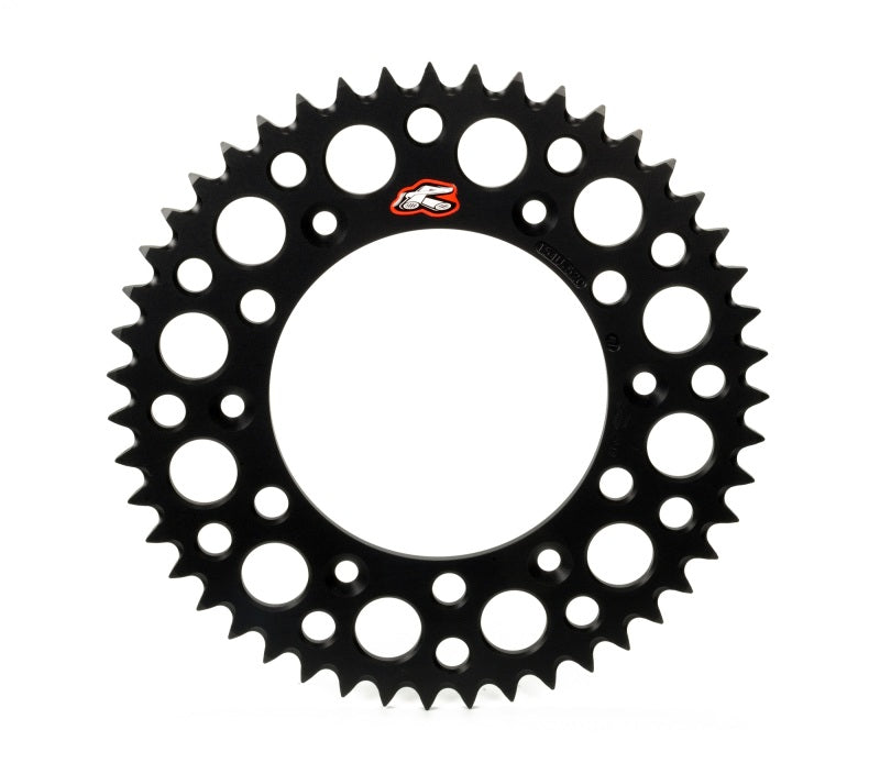 Renthal 21-23 Husqvarna TC 50 Rear Sprocket - Black 415-38P Teeth 491--415-38P-BK