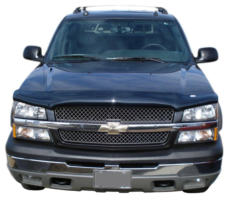 AVS 02-06 Chevy Avalanche 1500 (w/Body Hardware) High Profile Bugflector II Hood Shield - Smoke 25457
