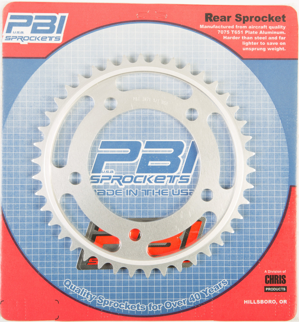 PBIRear Sprocket Aluminum 42t-530 Hon3071-42