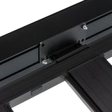 ARB Aluminum Awning, Black Frame, 8.2FT x 8.2FT, Installed with LED Light Strip 814412A