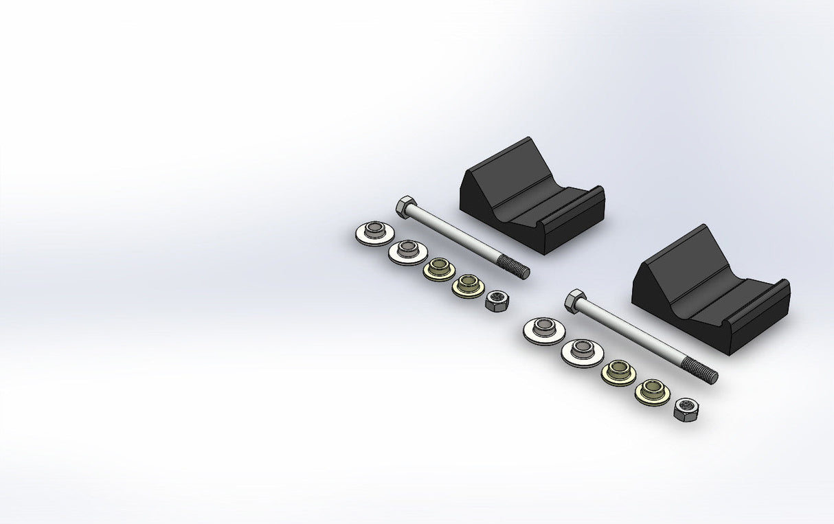 SLYDOG Pr/Sly Dog Mount Kit Pol 12 + Pro & Axys Chassis 04-B002-3