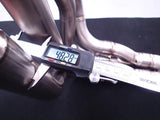VANDEMON Polished Titanium Exhaust System Ninja H2 & H2R 2015-26 KAWAH2TICSPOLEXHD VA-143