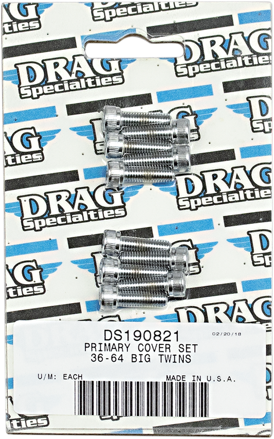 DRAG SPECIALTIES Socket Head Primary Cover Bolts - Big Twin '36-'64 MK159