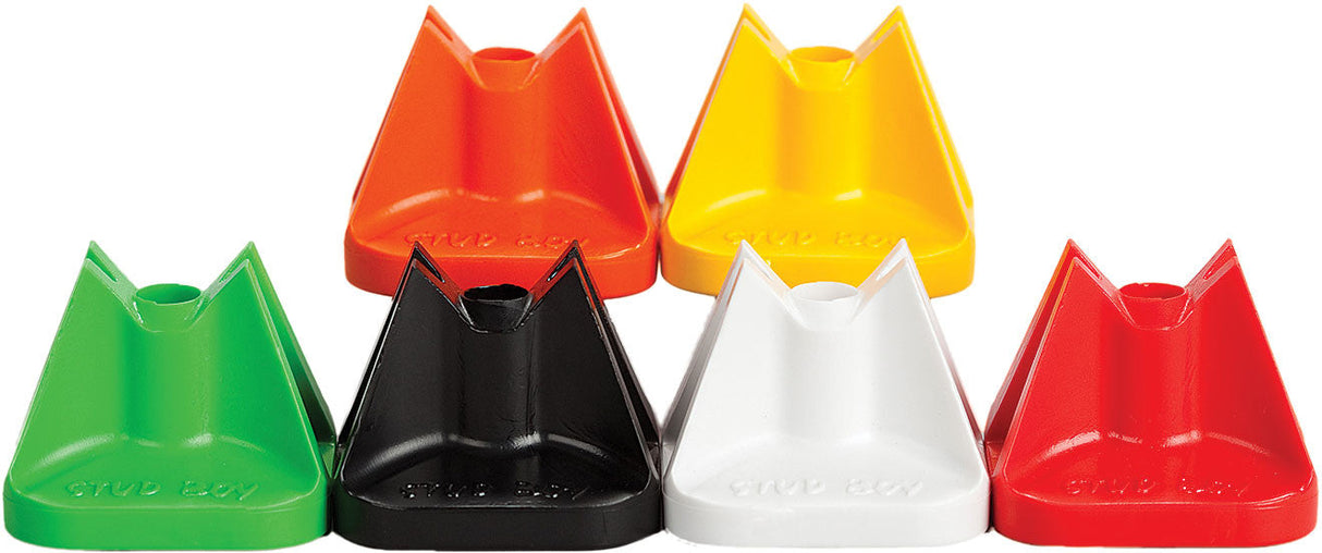 STUD BOY Super-Lite Pro Series Single Backers .75" 24/Pk Hi-Vis Yel 2513-P1-HVY