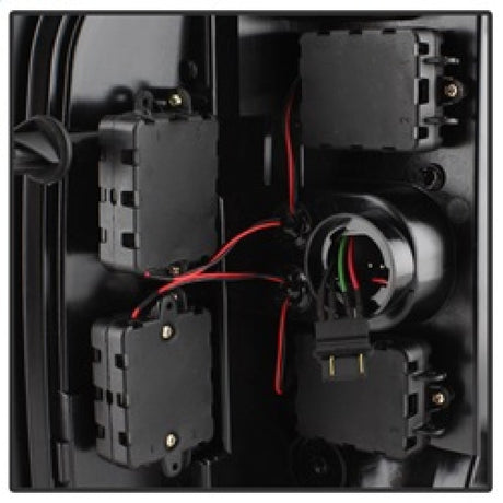 Spyder 07-13 Silverado (Will Not Work w/2010 921 Bulb)V3 Tail Lights Blk Smk ALT-YD-CS07V3-LBLED-BSM 5084095