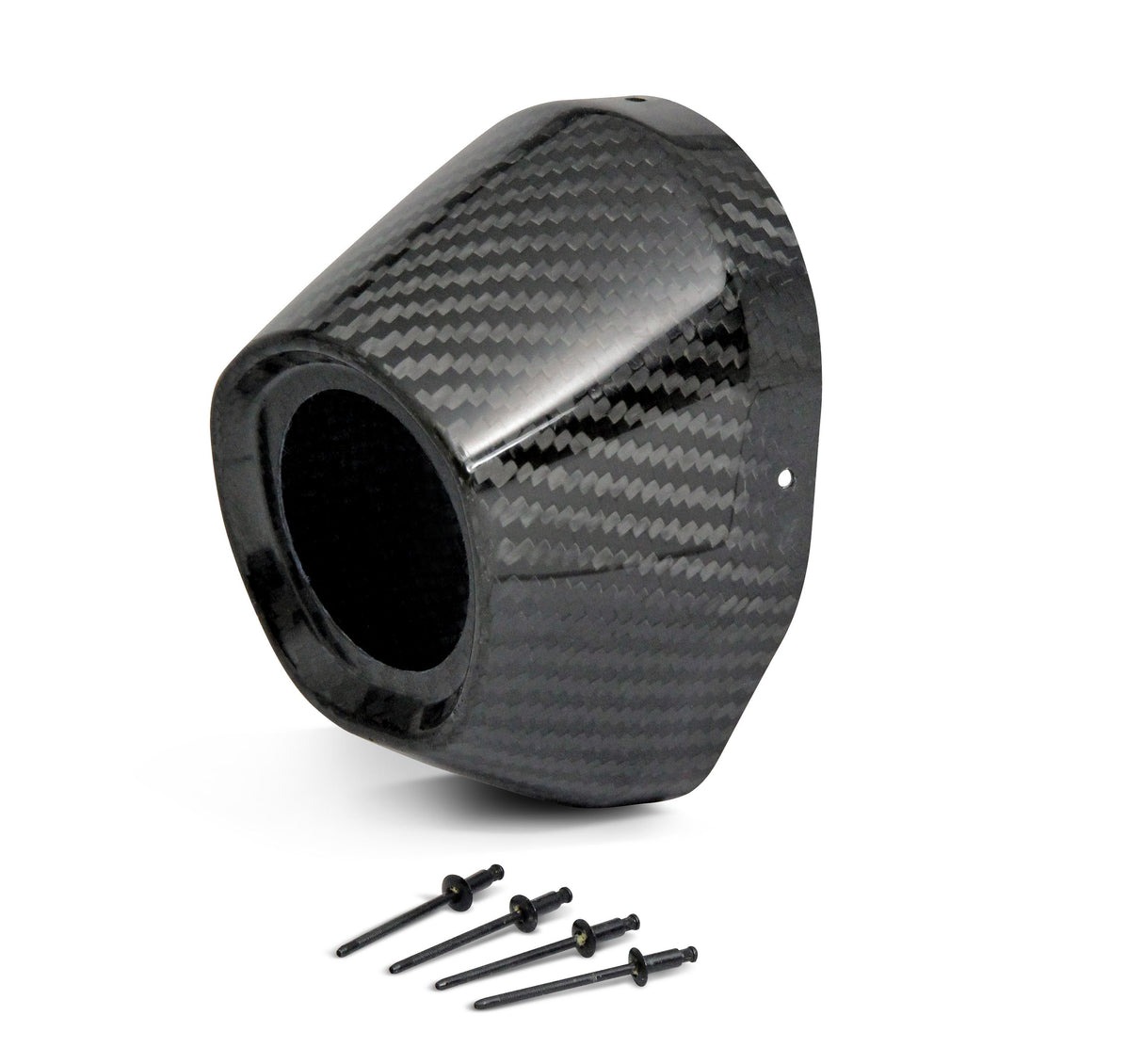 PRO CIRCUIT Carbon End Cap 3.5" Hole 1 3/4 Ti5/Ti6 Cap/Rivets PC4022-0002