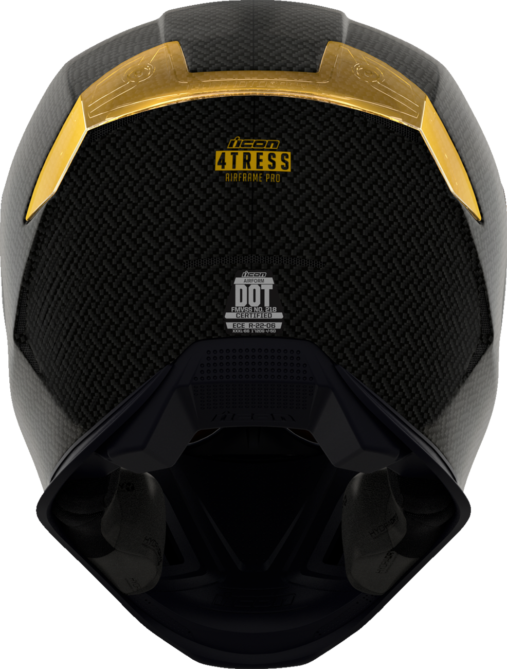 ICON Airframe Pro™ Helmet - Carbon 4Tress - Yellow - XS 0101-16659