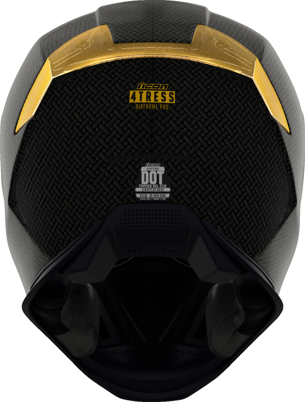 ICON Airframe Pro™ Helmet - Carbon 4Tress - Yellow - Small 0101-16660