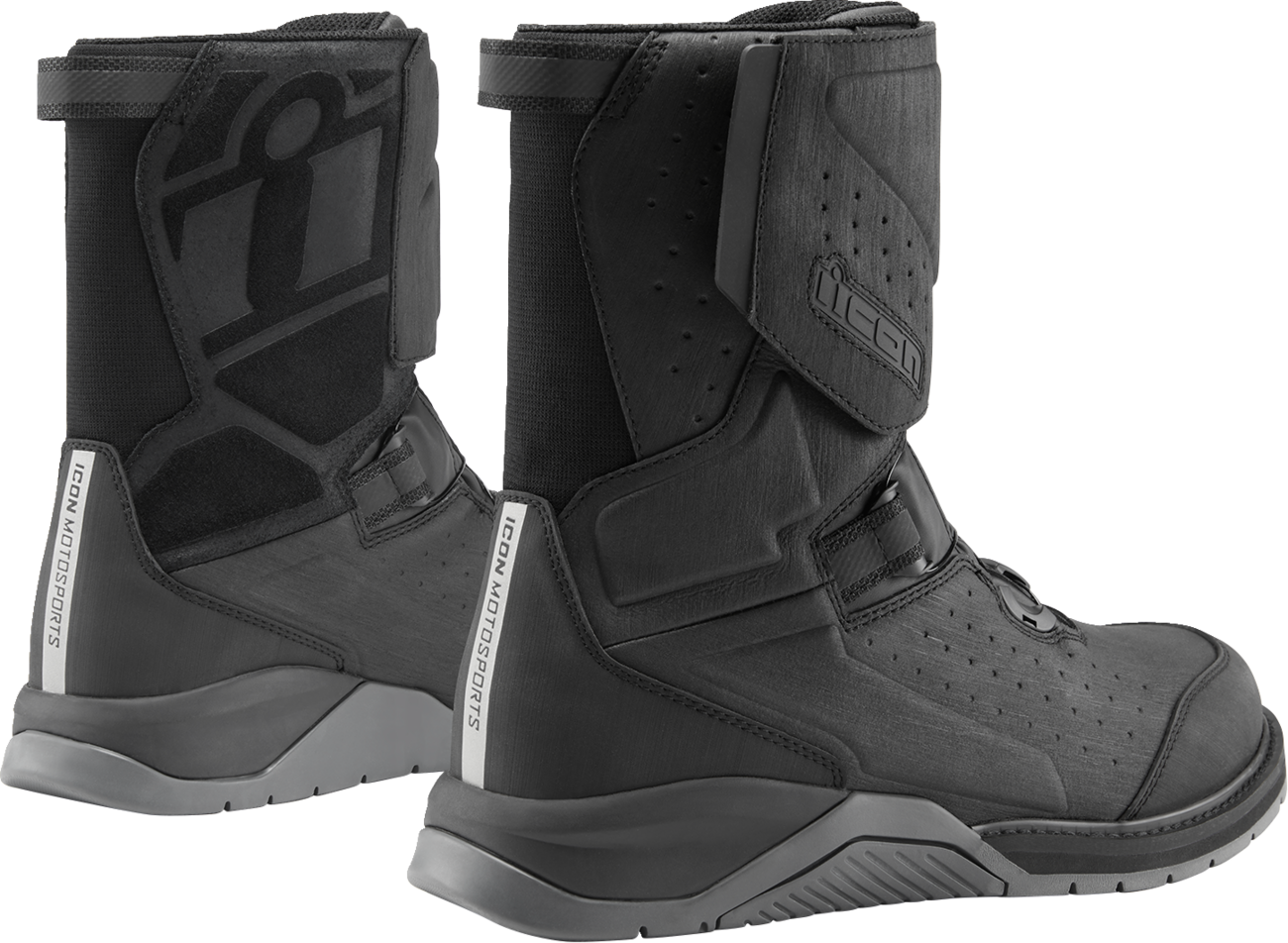 ICON Alcan Waterproof Boots - Black - Size 14 3403-1243