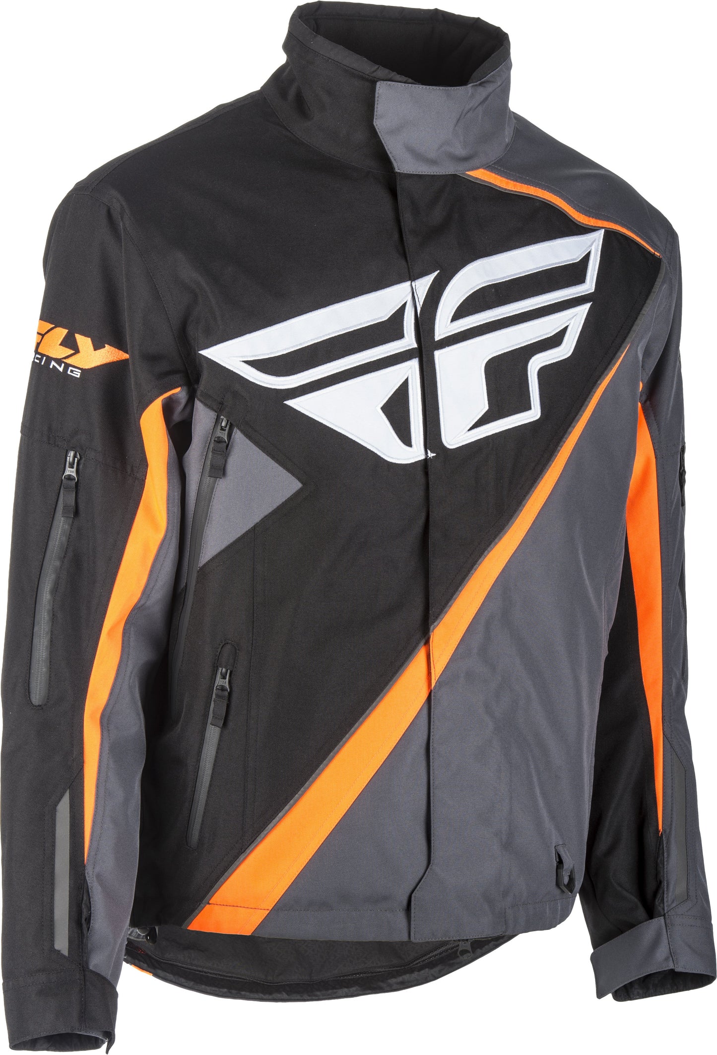 FLY RACING Snx Jacket Black/Orange/Grey Lg 470-4070L