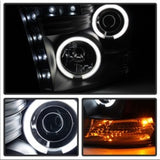 Spyder Dodge Ram 1500 09-14 Projector Headlights Halogen- CCFL Halo LED - Blk PRO-YD-DR09-CCFL-BK 5030320