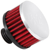 K&N .5in Flange ID x 3in OD x 3.25in H Rubber Base Crankcase Vent Filter 62-1495