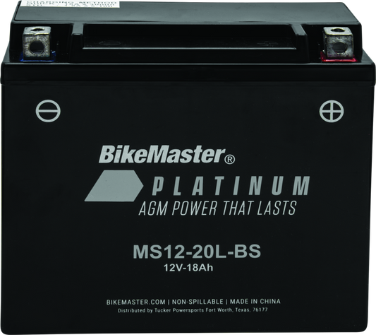 BikeMaster AGM Battery - MS12-20L-BS 780726