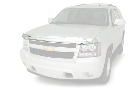 AVS 02-09 GMC Envoy High Profile Hood Shield - Chrome 680226