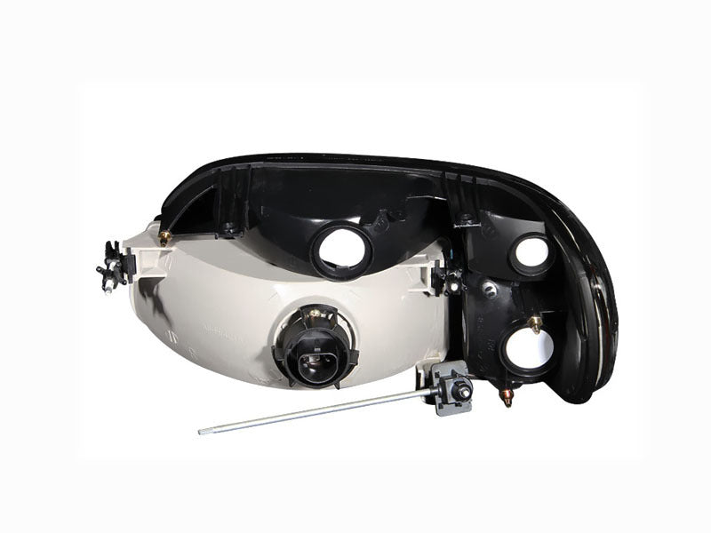 ANZO 1995-2001 Ford Explorer Crystal Headlights Chrome w/ Corner Lights 2pc 111040