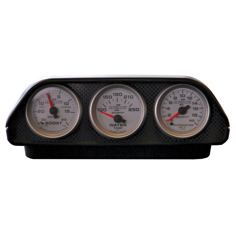 Autometer Triple 52mm Universal Fit Dash Top Pod 5288