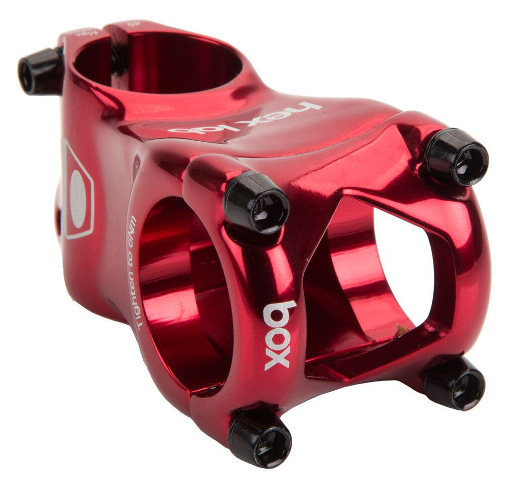 BOX Cusp 28.6 Bmx Stem 1" X 45mm Red BX-ST16CSPM5-RD