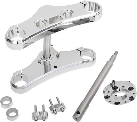 ACCUTRONIX Triple Tree - Chrome - 3° Rake TWD349-ESCK8