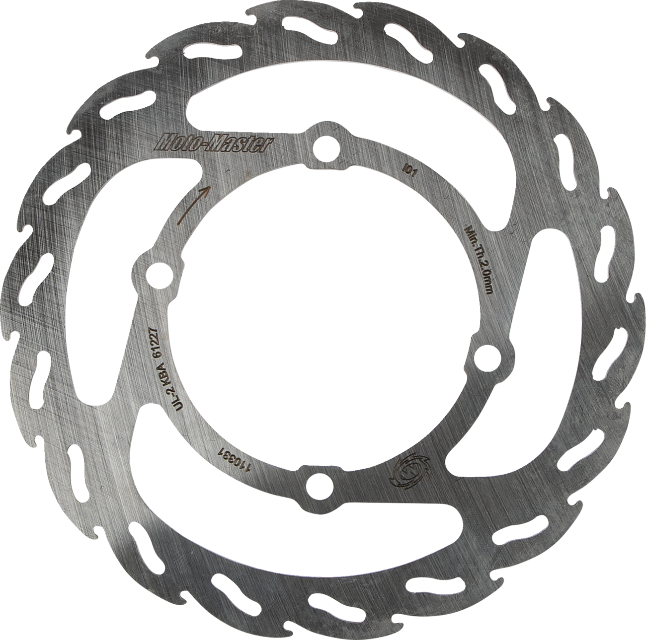 MOTO-MASTER Brake Rotor - Front - Flame 110331-PU