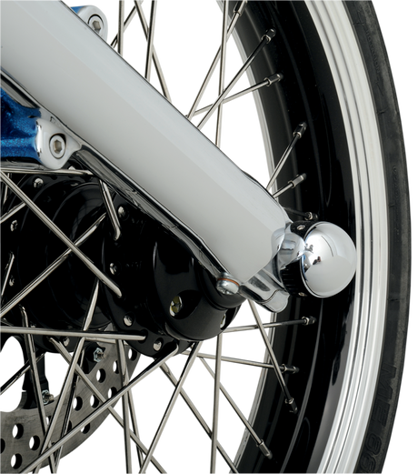 LA CHOPPERS Axle Caps - Chrome - Dome LA-7810-00