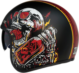 Z1R Saturn Helmet - Devil Made Me - Black/Red - XS 0104-2816