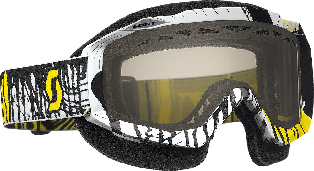 SCOTT Hustle Sno-X Goggle Oil Slick Yellow/Black W/Acs Rose Lens 217784-3601108