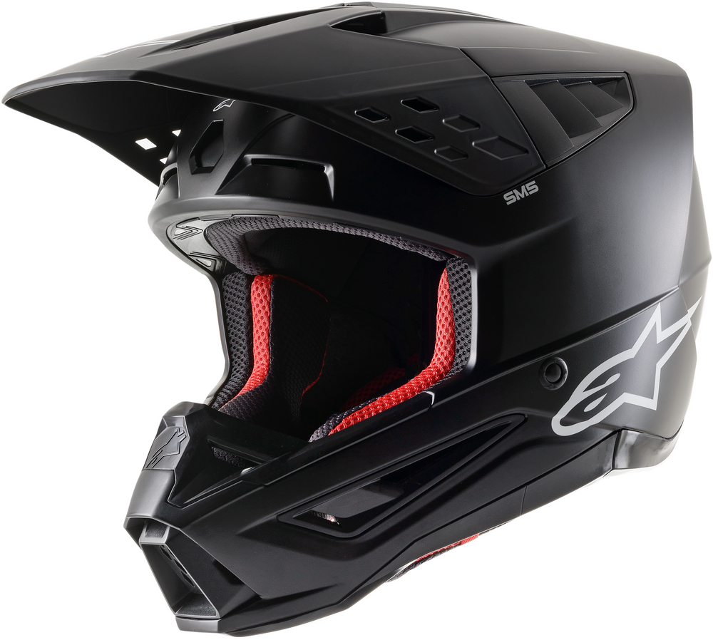IN STOCK OPEN BOX ALPINESTARS S-M5 Solid Helmet Black Matt 2X 482-92222X
