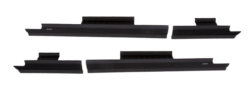 Bushwacker 09-18 RAM 1500 Extended Cab Trail Armor Rocker Panel and Sill Plate Cover - Black 14083