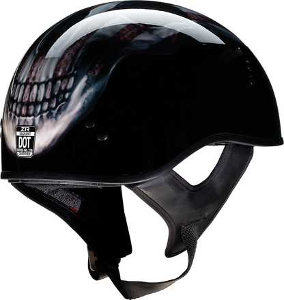 Z1R Vagrant Helmet - USA Skull - Black - Small 0103-1308