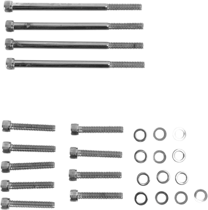 DRAG SPECIALTIES Bolt Kit - Knurled - Primary N/F FXSB,FXCW/C MK672BK