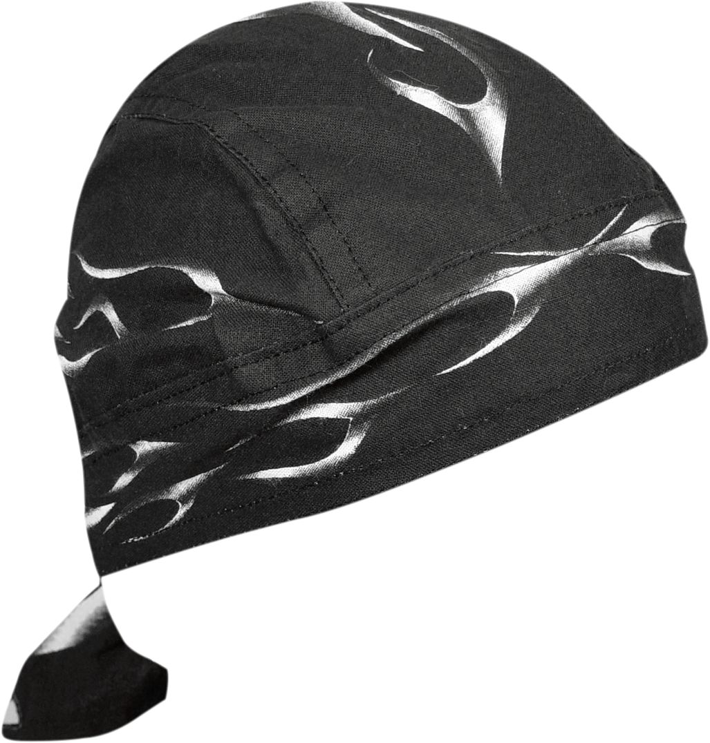 ZAN HEADGEAR Flydanna Head Wrap - Black Tank Flame Z353