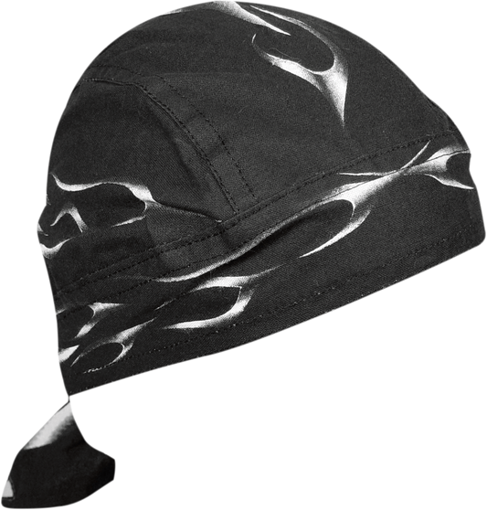 ZAN HEADGEAR Flydanna Head Wrap - Black Tank Flame Z353