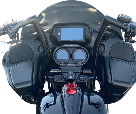 FAT BAGGERS INC. Handlebar - Flat Top - 16" - Black 607016-B