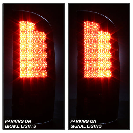 Spyder Dodge Ram 02-06 1500/Ram 2500/3500 03-06 LED Tail Light Black ALT-YD-DRAM02-LED-BK 5002556