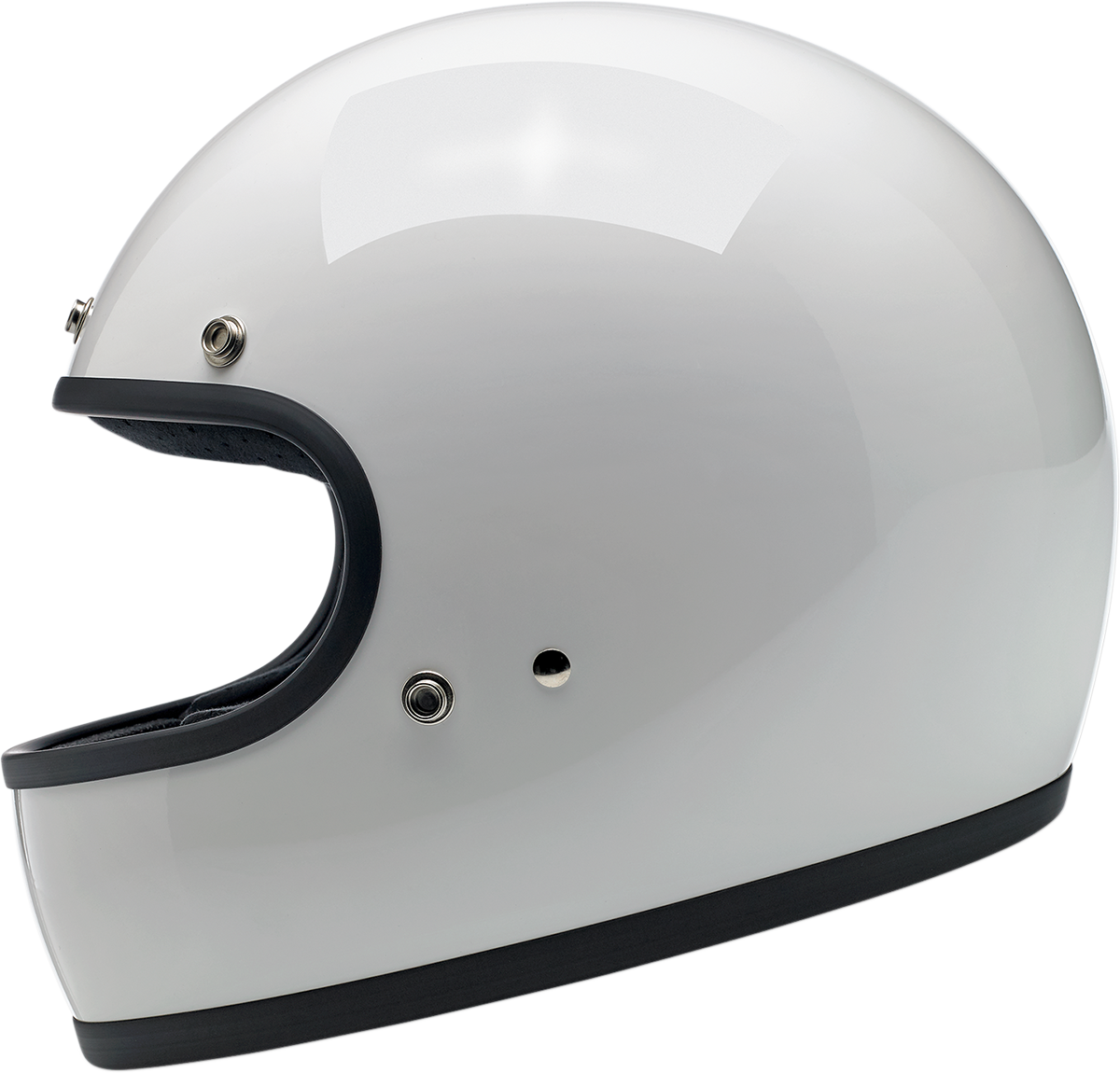 BILTWELL Gringo Helmet - Gloss White - Large 1002-517-104