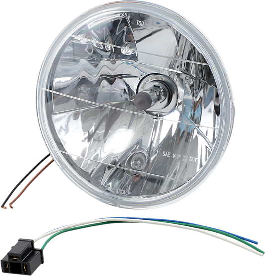 DRAG SPECIALTIES 7" Headlight with Running Light 160395-LBX1