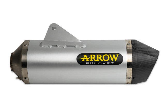 72623pk Arrow Husqvarna 701 Enduro Supermoto 17-24 Homologated Titanium Race Tech Silencer With Carbon End Cap For Arrow Link Pipes 72623pk