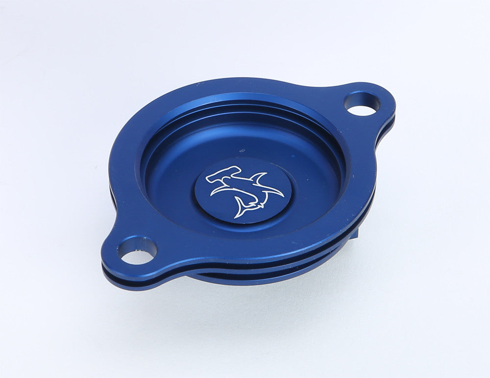 HAMMERHEAD Oil Filter Cover Crf250r 10-15 Blue 60-0101-00-20